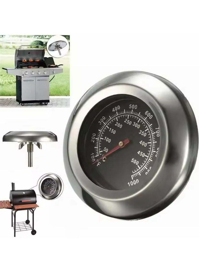 Dominy 50-500℃ BBQ Grill Smoker Temperature Barbecue Gauge Stainless Steel Thermometer Or Home Kitchen Cooker Food Thermometer  - Image 2