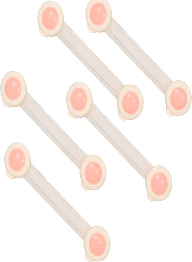 SEASPIRIT 5 Pieces Child Safety Strip Locks Baby Locks for Cabinets and Drawers (Pack of 5), Toilet, Fridge & More. Easy Installation, No Drilling Required - Image 1