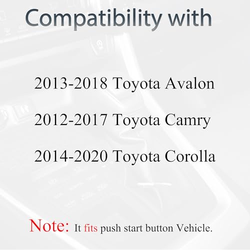 SUPALAND Smart Key Fob Keyless Entry Fits for Toyota Camry Avalon Corolla 2012 2013 2014 2015 2016 2017 2018 Remote Control Replacement FCC:HYQ14FBA PN:89904-06140 281451-0020 G Board - Image 3