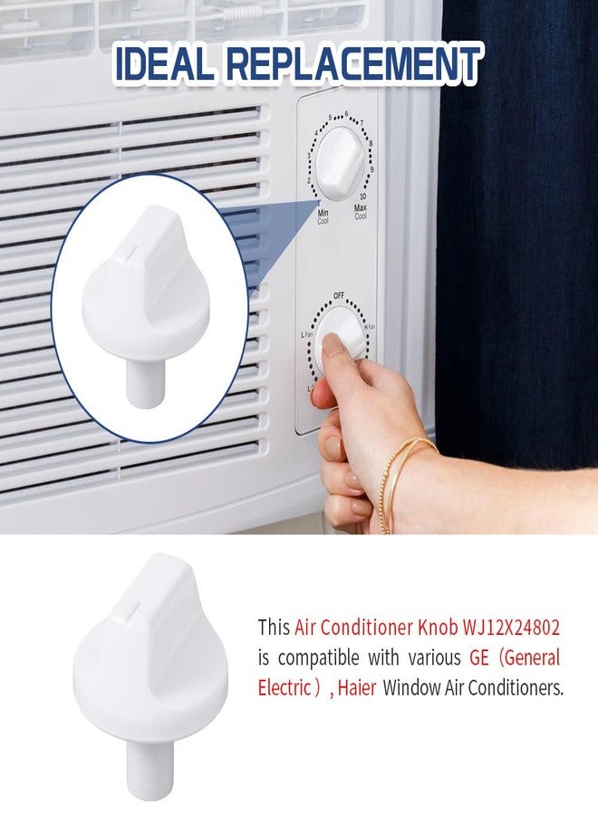 KOZHOM [Upgraded] WJ12X24802 Air Conditioner Knob fit for GE/Haier Room Air Conditioner, Replace AP6891192, PS12726857, EAP12726857 (2 Pack) - Image 2