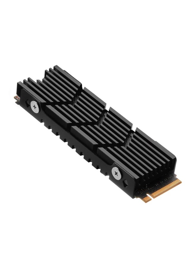 [Upgraaded] M.2 High Efficiency Heatsink NVME 2280 SSD Heat Sink Support Single Double Sided M2 SSD Cooling with Thermal Silicone Pads Cooler for Computer PC PS5 - Image 1
