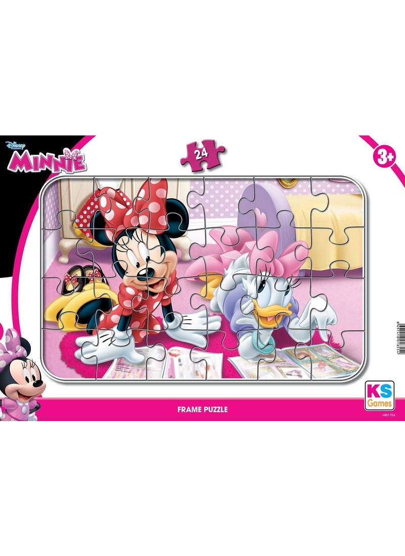 KS Games Minnie Mouse Frame Puzzle 24 Pieces MIN-704 