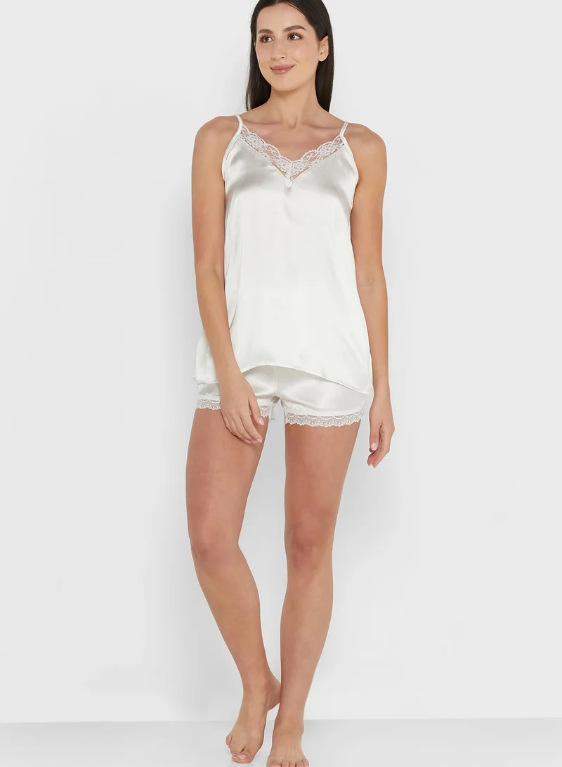 ELLA Solid Shorts Set