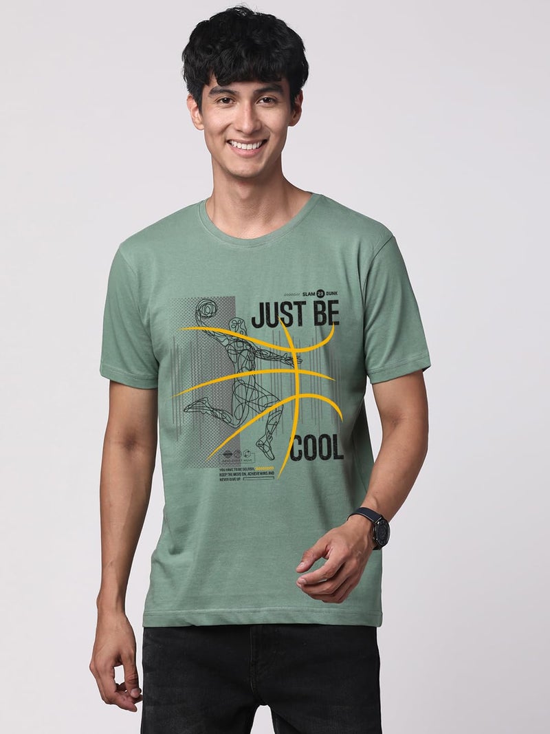 ADRO 100% Cotton Lycra Tshirts for Men Combo Pack of 3 | Regular Fit | Printed T Shirt | Round Neck Half Sleeve| Mens Tshirts|RCM3_INV-MR_BCL-PT_RAC-WH_M - Image 3