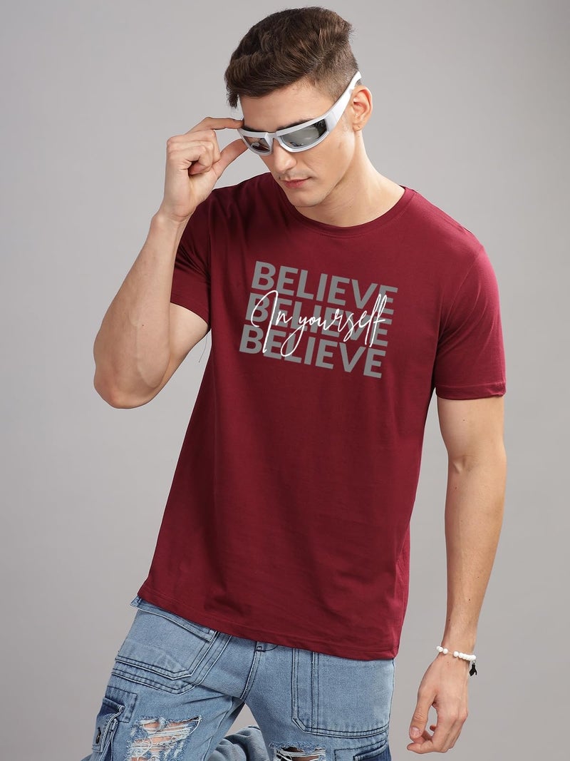ADRO 100% Cotton Lycra Tshirts for Men Combo Pack of 3 | Regular Fit | Printed T Shirt | Round Neck Half Sleeve| Mens Tshirts|RCM3_INV-MR_BCL-PT_RAC-WH_M - Image 5