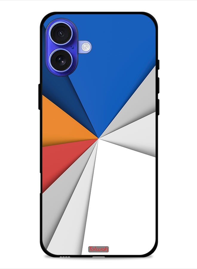 Tolwak Apple iPhone 16 Plus Protective Case Cover Material Matches Abstract Art - Image 1