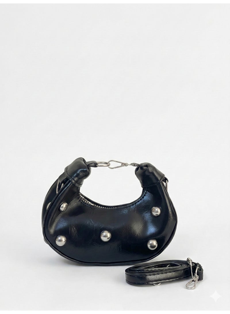 لايف ستيلاش  حقيبة كروس جلد صغيره - اسود ZC-13 - Image 3