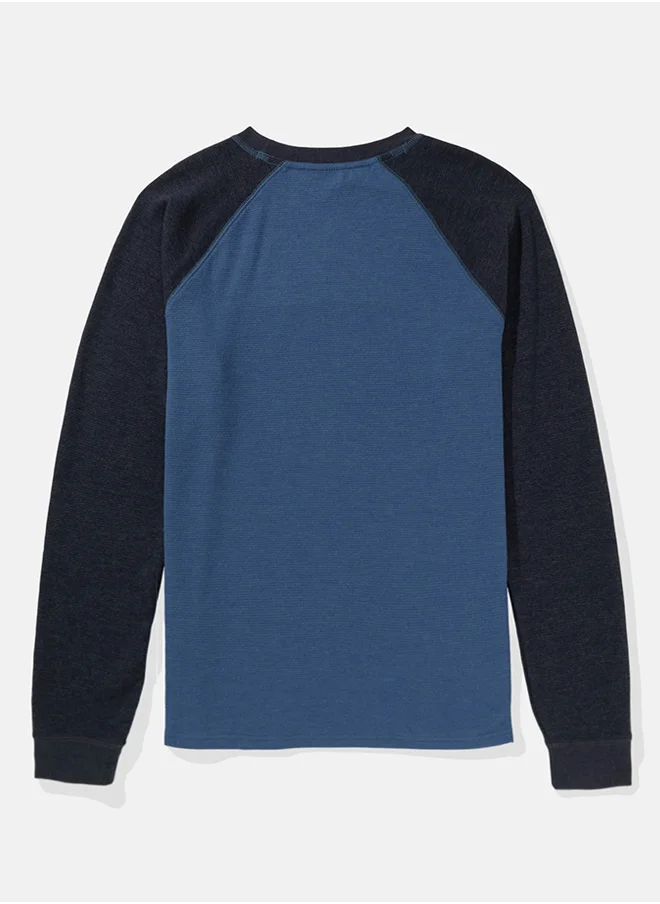 American Eagle Graphic Print Thermal T-Shirt