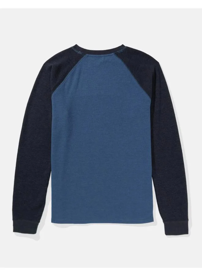 American Eagle Graphic Print Thermal T-Shirt