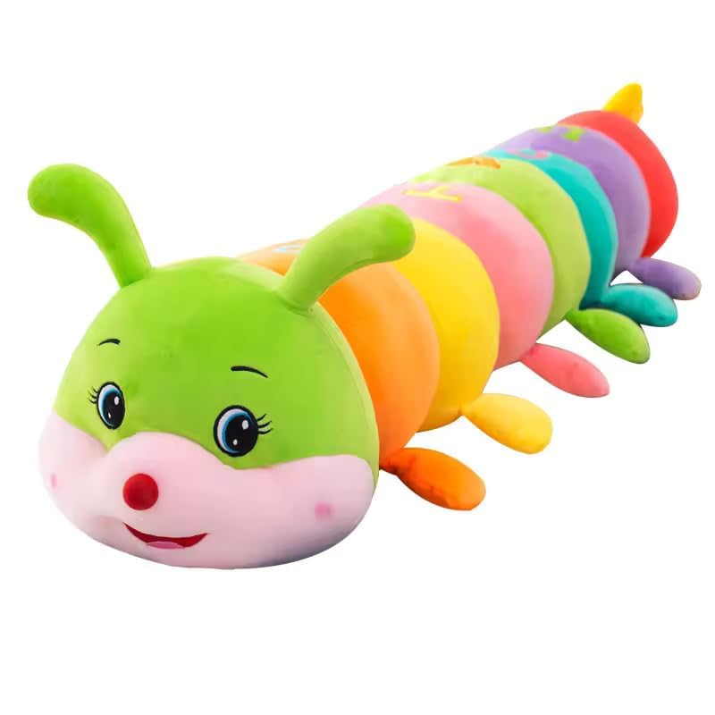 Besties Soft Toy for Kids Big Size Caterpiller 120 cm Plush Toys Gift Babies Cuddly Animal Stuffed Cute Caterpiller Plushie Safe & Huggable Gifts for Toddlers (Super Big Caterpiller 120 cm) - Image 5