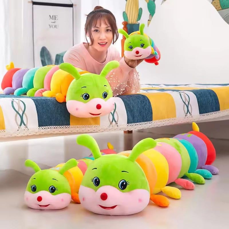 Besties Soft Toy for Kids Big Size Caterpiller 120 cm Plush Toys Gift Babies Cuddly Animal Stuffed Cute Caterpiller Plushie Safe & Huggable Gifts for Toddlers (Super Big Caterpiller 120 cm) - Image 4