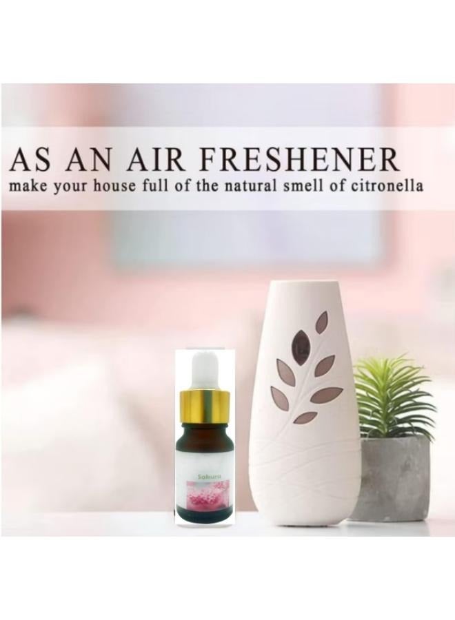 زيت عطري برائحة ساكورا 10 مل مع تأثير مريح للمرطب والناشر - Image 2