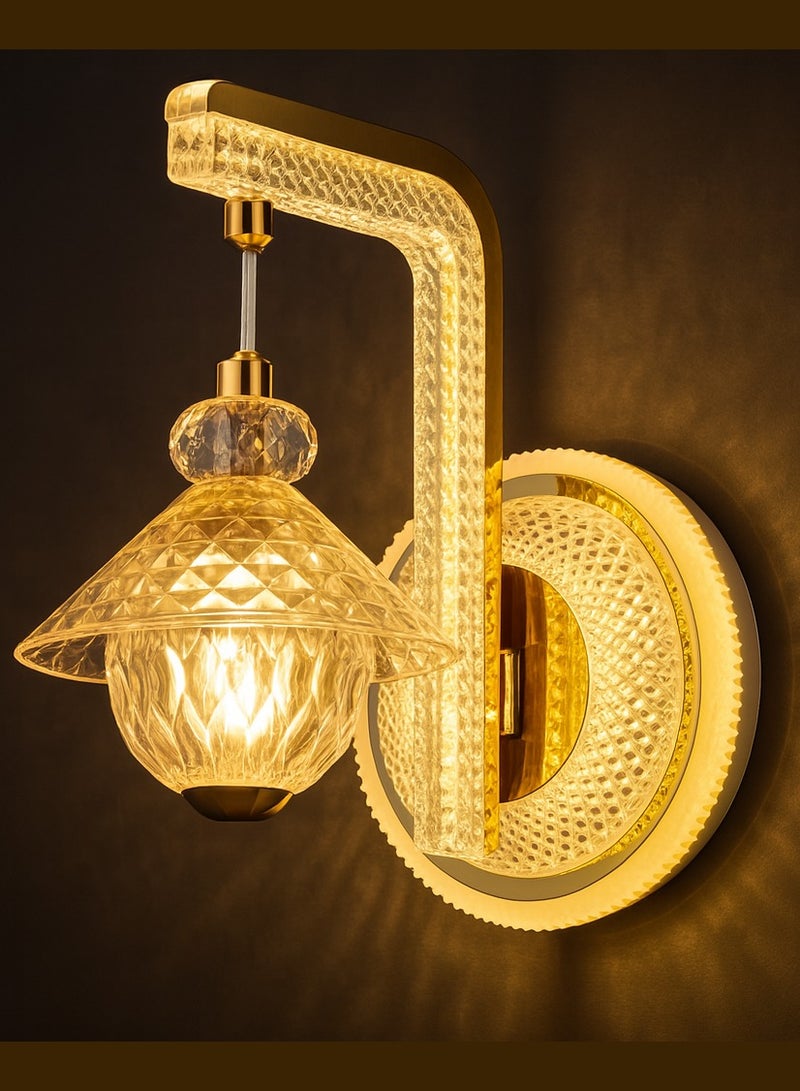 Vmax Modern Creative Gold Wall Hanging Lamp For Living Room Bedroom Balcony 3 Colour - Image 3