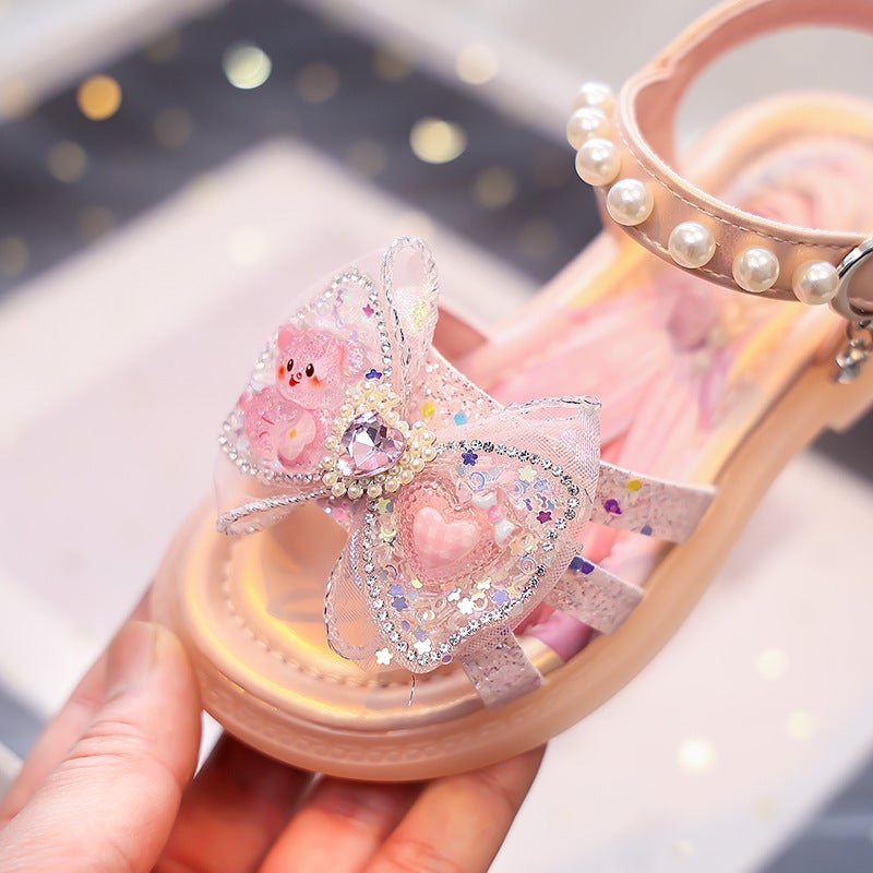 Princess Shoes Baby Medium And Large Children'S Sandals Children'S Summer Sandals Soft Sole Casual Children'S Sandals - Image 3