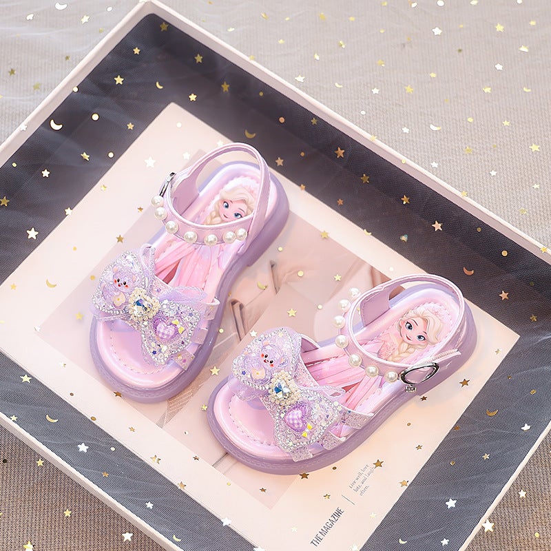 Princess Shoes Baby Medium And Large Children'S Sandals Children'S Summer Sandals Soft Sole Casual Children'S Sandals - Image 1