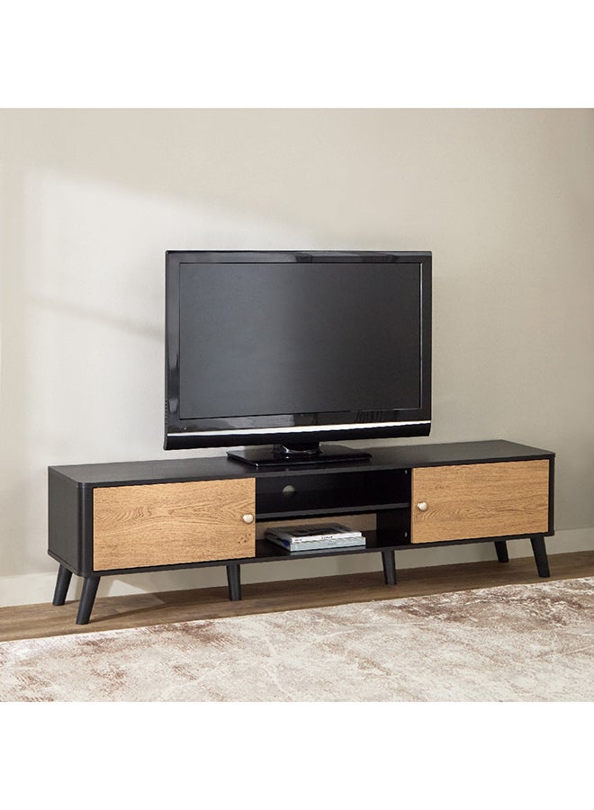 Home Box وحدة تلفزيون من الخشب الهندسي الكبيرة من هوم بوكس إميلا للتلفزيونات حتى 70 بوصة متعددة الألوان 180 × 47 × 39.8 سم - Image 1