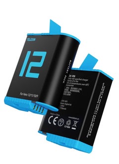 تيليسن بطارية ليثيوم زرقاء TELESIN لكاميرات GoPro HERO 12 و11 و10 و9  - Image 2