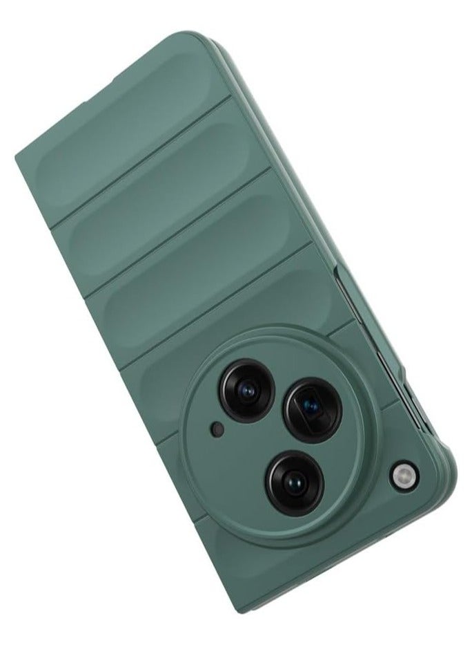 general Liquid Silicone Case Compatible with Oneplus Open/OPPO Find N3 with Camera Lens Protection, Anti-Scratch Soft Microfiber Lining, Rubber Full Body Shockproof Cover - Image 2