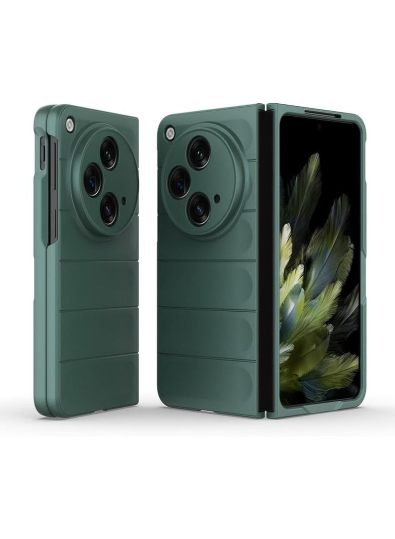 general Liquid Silicone Case Compatible with Oneplus Open/OPPO Find N3 with Camera Lens Protection, Anti-Scratch Soft Microfiber Lining, Rubber Full Body Shockproof Cover - Image 1