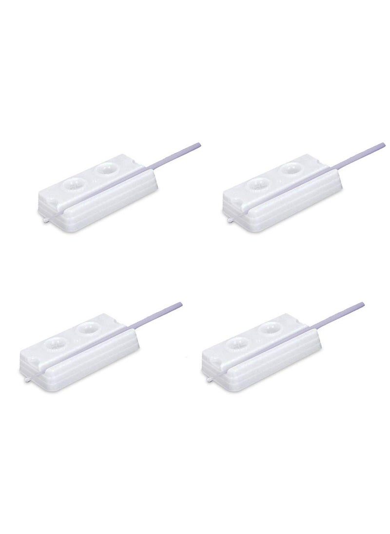Easyinsmile Easyinsmile Dental Disposable Mixing Wells Mixing Trays White 2 Holes 200Pcs 