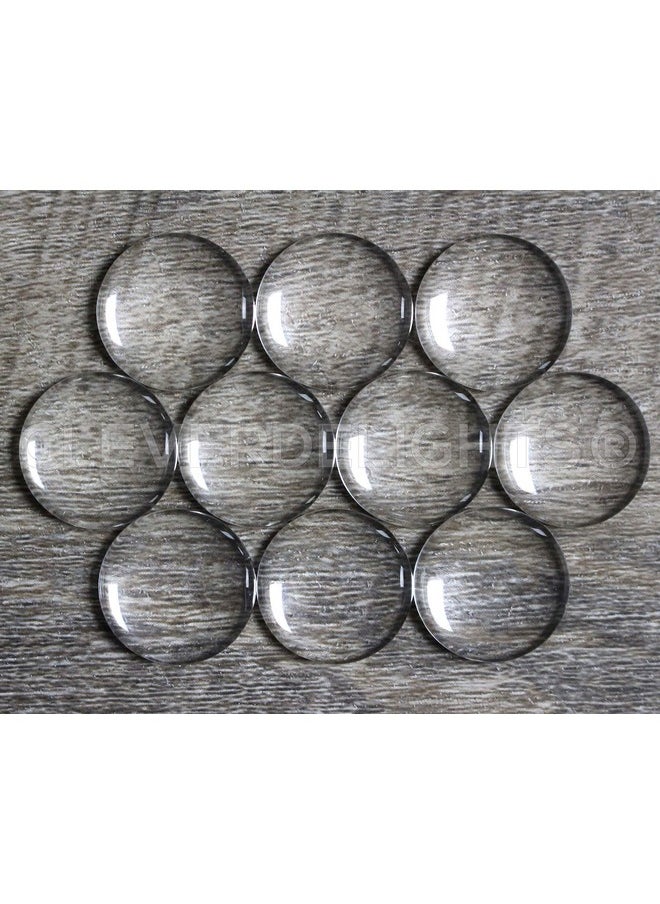 CleverDelights - 20Mm (3/4) Round Glass Cabochons 50 Pack - Image 1