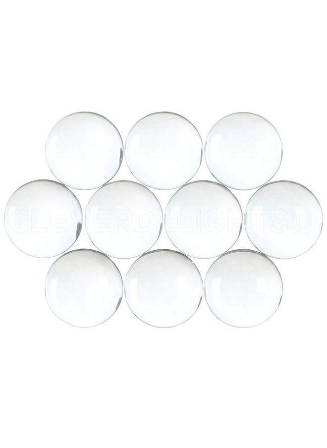 CleverDelights - 20Mm (3/4) Round Glass Cabochons 50 Pack - Image 1