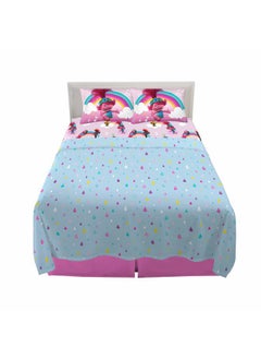 Franco Kids Bedding Super Soft Sheet Set, Full, Trolls World Tour  - Image 1