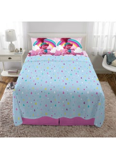 Franco Kids Bedding Super Soft Sheet Set, Full, Trolls World Tour  - Image 5