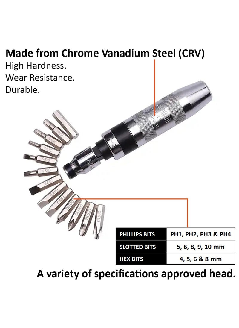 Harden Harden 14Pcs Impact Driver Bit Set Multi-purpose High Hardness Professional Hand Tool Set - 550641  - Image 4