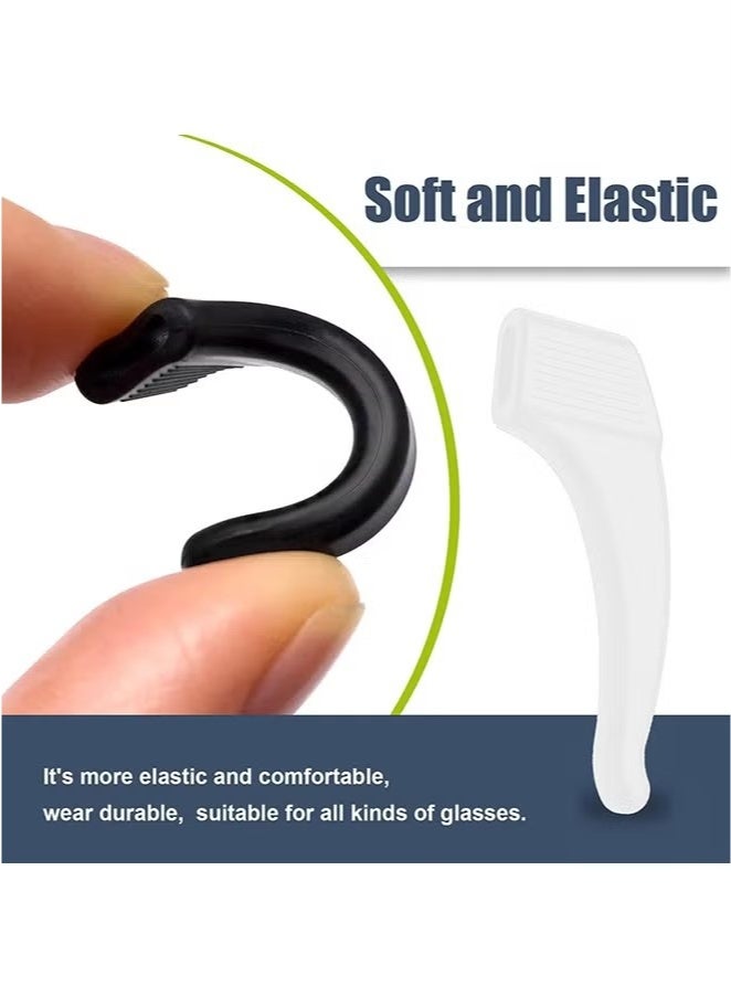 fdsport 6 Pairs Eyeglasses Retainers Silicone Glasses Temple Holders Anti-Slip Protectors Glasses Stoppers Ear Grip Hooks - Image 4