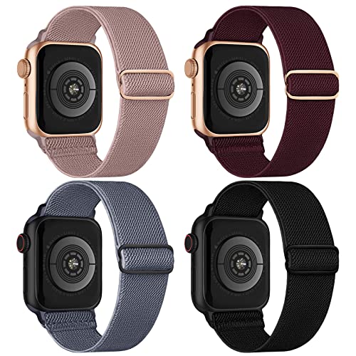 CCnutri Stretchy Nylon Solo Loop Bands Compatible with Apple Watch Band 38mm 40mm 41mm 42mm 44mm 45mm 46mm 49mm, Sport Elastic Wristbands Women Men Straps for iWatch Series 11 10 9 8 7 6 5 4 3 Ultra/SE 3 2 1 - Image 1