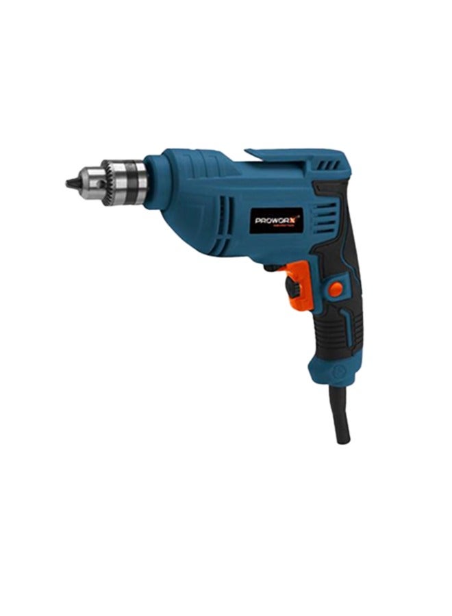 Proworx ED10-550 Electric Drill, 10mm Chuck, 550W, Variable Speed, Forward/Reverse Rotation – Blue - Image 2