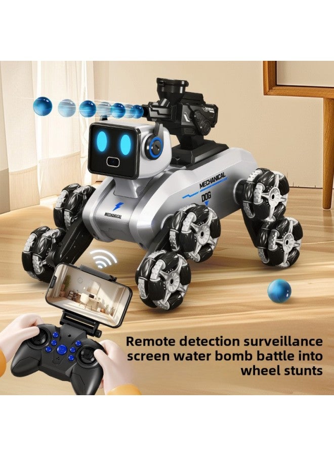 Children's Remote Control Car Electric Intelligent Robot Dog Toy Children's Car Eight Wheel Gesture Three Induction Boy Robot-Colour:Top Equipped With Dual Controls  Eight-wheel Stunt Robot Dog-Specification:1 Set Of Lithium Batteries + Remote Control Battery + Screwdriver + Exquisite Gift Box + Warranty - Image 3