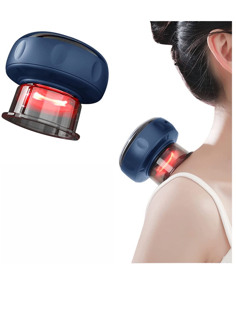 إسكدنيا مجموعة الكؤوس الكهربائية جهاز كؤوس جديد مع 12 وضعية مناسب لتدليك العنق والكتف والظهر والاسترخاء وأغراض أخرى - Image 1