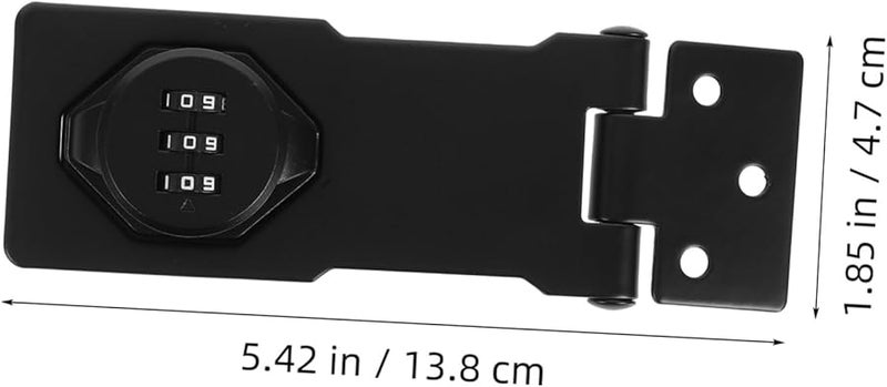 Jojofuny Mechanical Combination Lock Keyless Password Security Latch for Cabinet Locker Storage - Image 3