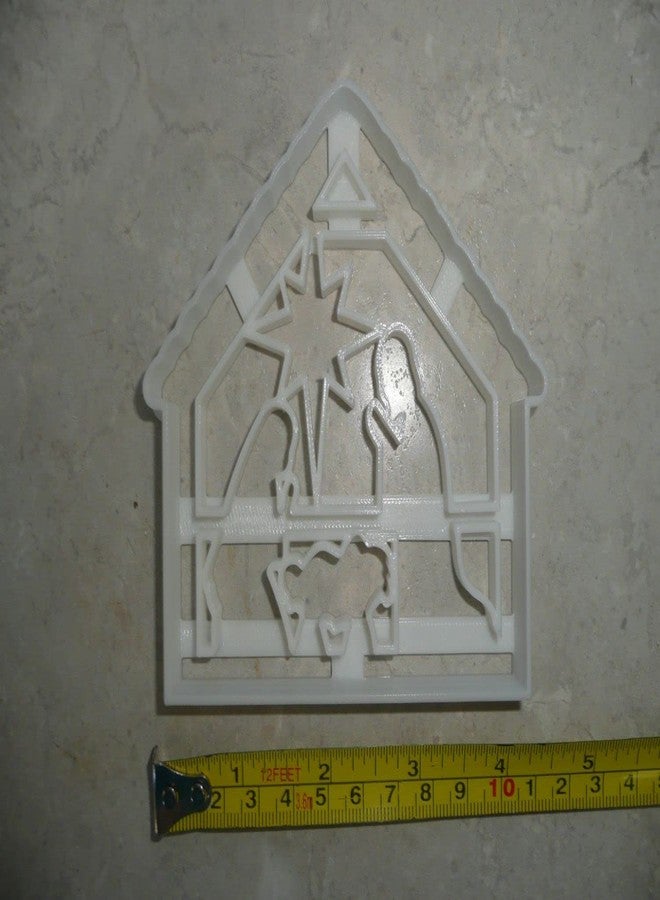 YNGLLC NATIVITY MANGER SCENE BABY JESUS MARY JOSEPH STAR COOKIE CUTTER MADE IN USA PR4495 - Image 5