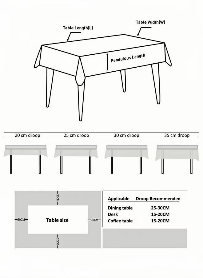150cm*190cm Tablecloth, Transparent Lace Edge Premium PVC Waterproof and Oil Resistant Dining Table Cloth, Coffee Tablecloth, TV Tablecloth, 150cm * 190cm - Image 2