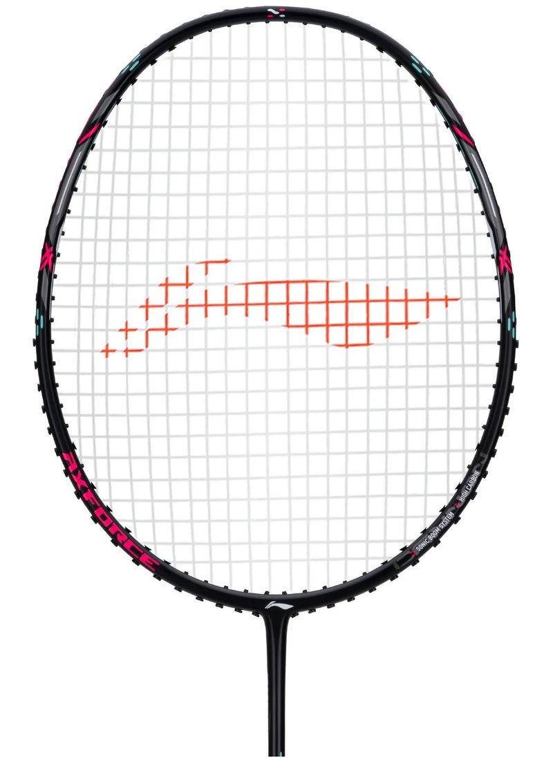 Li-Ning Li-Ning Axforce Cannon 5U Badminton Racket Unstrung (Black)  - Image 2