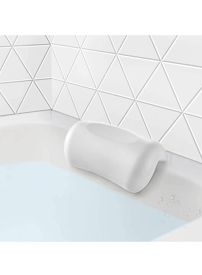 SYOSI Bath Pillow for tub, Waterproof Bath Pillows for tub Neck and Head Support, Comfortable Bath tub Pillow headrest for Soaking, Spa, Tub Pillow for Bath Accessories with Strong Non-Slip Suction Cups  - Image 5