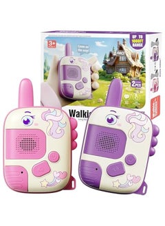 Arabest Walkie Talkies Toys for Girls:Unicorn Toys 2 Pack Birthday Gifts for 3 4 5-7 8 Year Old Girls Toy for 4 5 6 7 8-10 Year Old Camping Outdoor Games, Stocking Stuffers for Girls Kids  - Image 1