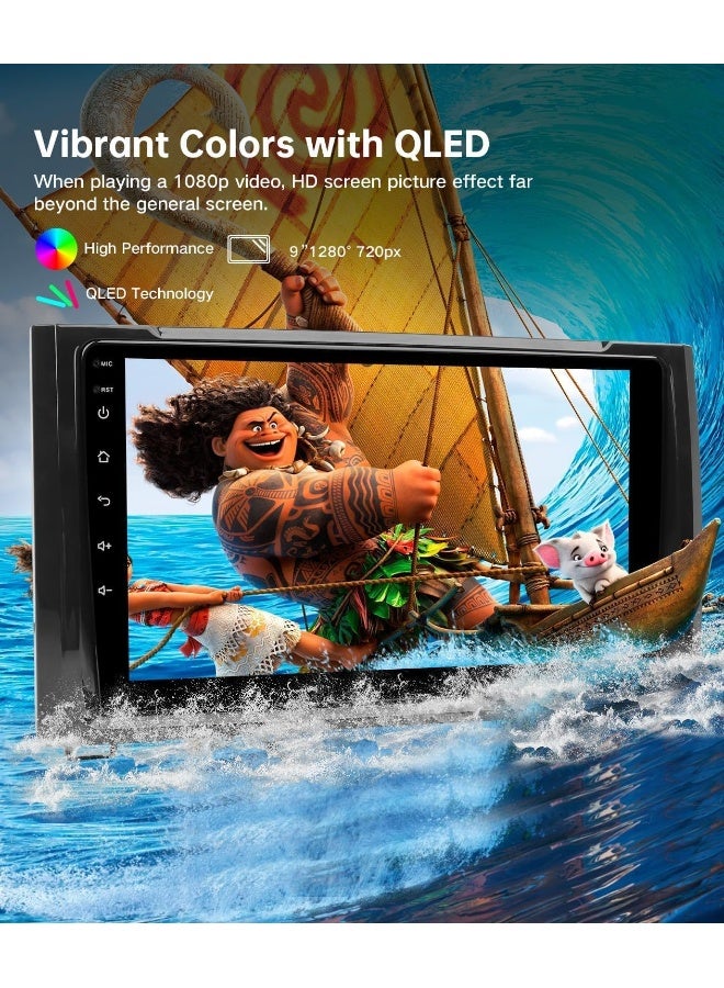 Vierex Fit Toyota Tundra Car Stereo Android Screen Toyota Tundra 2014-2021 With Apple Carplay Android Auto Wireless WiFi DSP AHD Camera Included Fast Interface Quick Boot (2+32GB Carplay) - Image 5