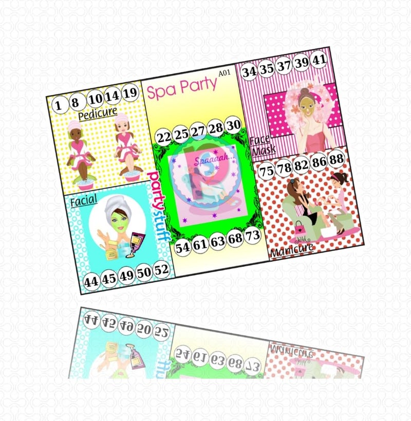 PartyStuff Tambola Housie - Spa Party kukuba (48 Piece) - Image 2