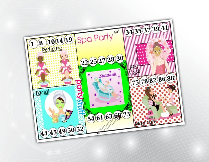 PartyStuff Tambola Housie - Spa Party kukuba (48 Piece) - Image 1