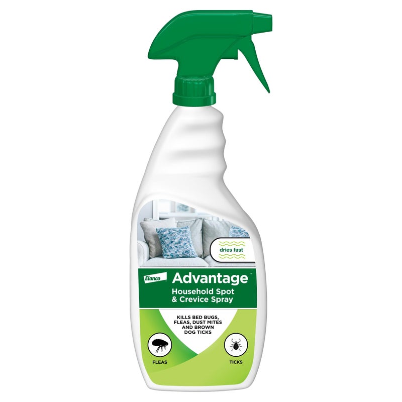 Advantage Household Spot & Crevice Spray | Kills Fleas & Ticks & Bedbugs | 24 oz. - Image 1