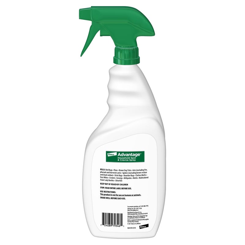Advantage Household Spot & Crevice Spray | Kills Fleas & Ticks & Bedbugs | 24 oz. - Image 2