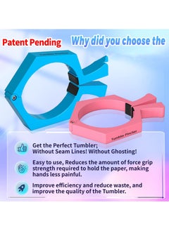 Y&D SYOSI 2Pcs Sublimation Tumblers Pinch, Tumbler Clamp Pinch Perfect Grip Tool for 20 Oz Blanks Cups Paper &  - Image 4