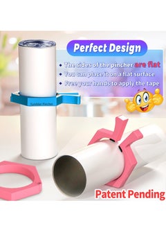 Y&D SYOSI 2Pcs Sublimation Tumblers Pinch, Tumbler Clamp Pinch Perfect Grip Tool for 20 Oz Blanks Cups Paper &  - Image 5