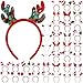 Glitinsel 36 Pcs Christmas Headbands bulk with Assorted Design Reindeer Antlers Holiday Headbands Accessories for AdultsBasic Style - Image 2