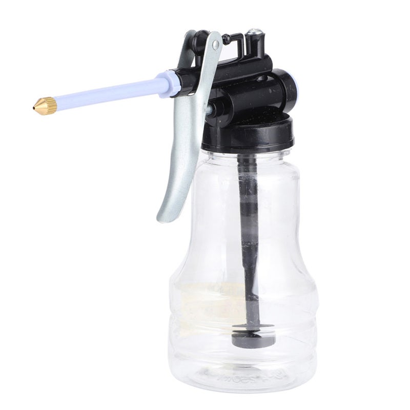 Transparent Oiler 5M Long Distance Injection High Strength Plastic Abrasion Resistant - Clear Body Oil Capacity Control Compact Oiler for Machinery Maintenance, Hardware Lubrication & Chemical Reagent - Image 3