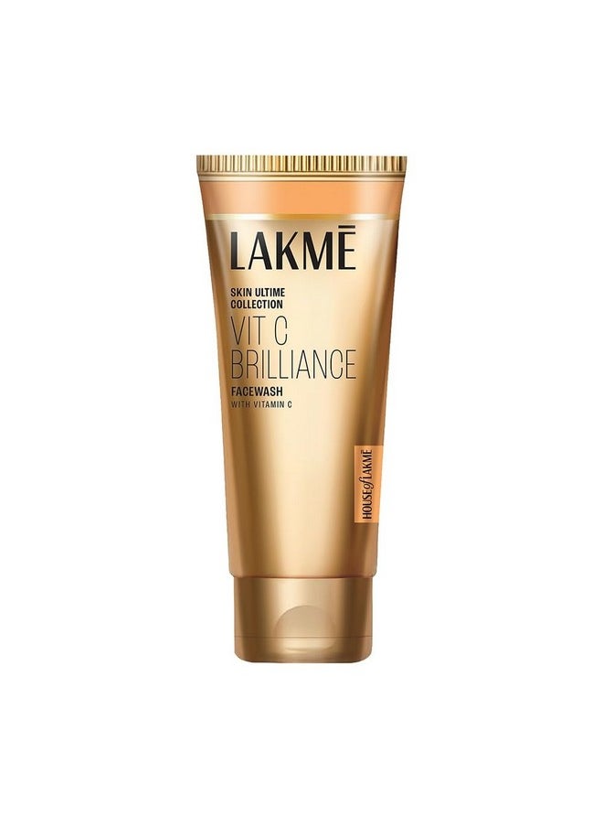 LAKME غسول وجه فيتامين C 9To5 مع كرات ميكروكريستالية لبشرة منتعشة ومتألقة 100 غ  - Image 1